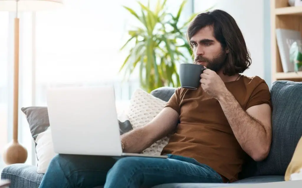 What type of working from home can help caregivers care for the chronically ill spouse